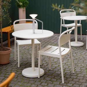Net kırmızı avlu eğlence için kahve veya çay dükkanı için sandalyeler ile tüm alüminyum alaşımlı açık masalar kombinasyonu - Product Image 6