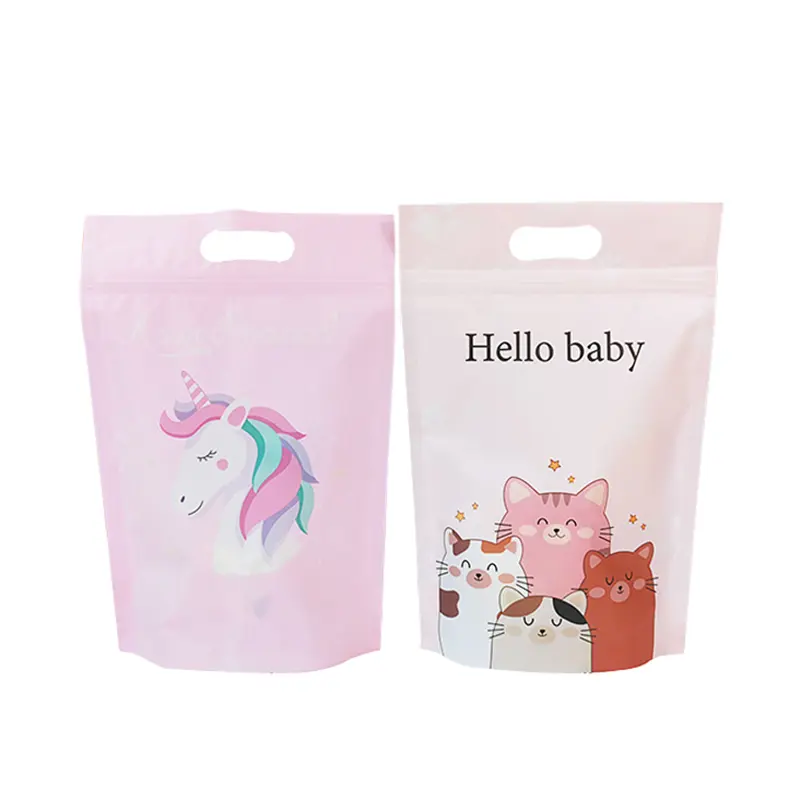 manufacture of plastic zippered bags plastic zipper pouch packing bag for banding