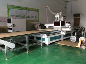 Solución de anidación cnc para carpintería con sistema de descarga de carga para línea de producción de muebles - Product Image 4