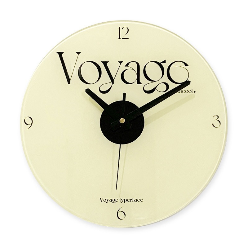 BL088 Alphabet Clock Black Hands