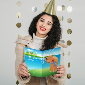 誕生日カード面白い誕生日カードでサウンド安いプロモーションサウンドギフト - Product Image 2