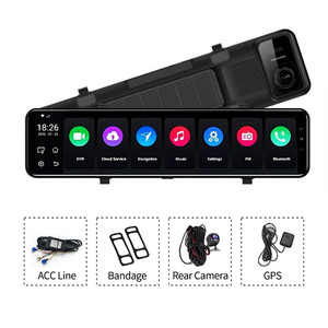 12 inç 4G Android 10.0 Dash kamera araba dikiz aynası ADAS FHD kaydedici GPS navigasyon Dash kamera dikiz aynası araba dvr'ı - Product Image 6