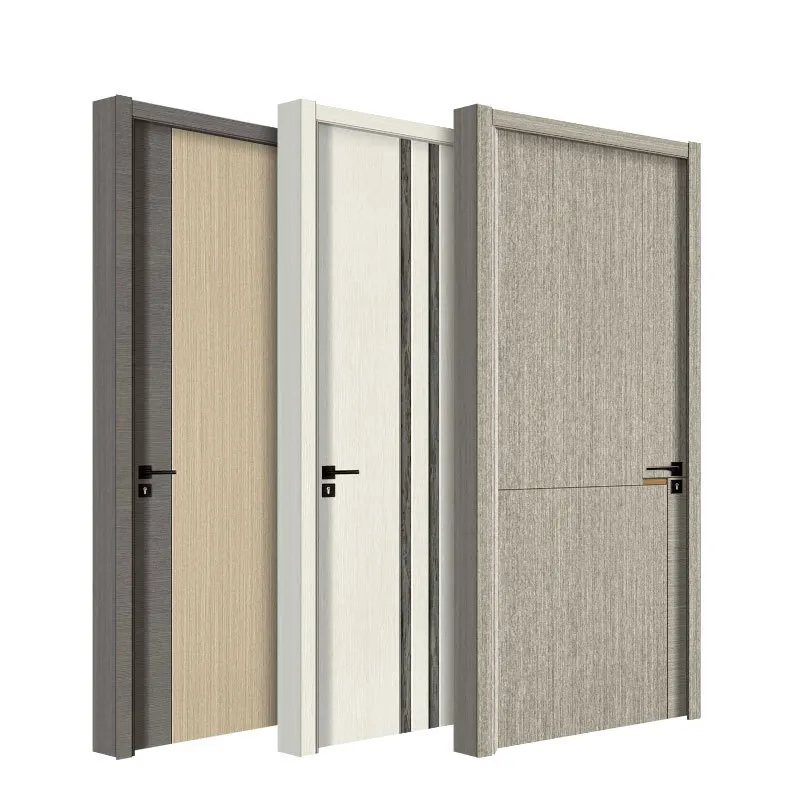 Tradizionale MDF porte in legno massello di alta qualità melamina porta interna insonorizzata per porte di casa