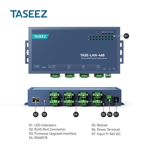 TASEEZ TASE-LAN-468 RS485 a Ethernet 8 porta Server seriale Modbus a Mqtt Gateway con TCP/UDP - Product Image 2
