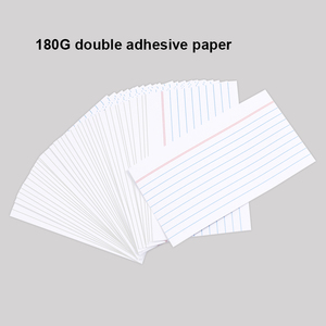 Le schede Foska ha governato 100 impacchettano le schede Note rivestite di bianco 180 le schede Flash GSM per studiare la presa di appunti e la lista delle cose da fare - Product Image 3
