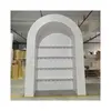 Hot Sale Arch White Acrylic Champagne Display Wine Wall Wedding Backdrop Panel for Wedding Party Decorations