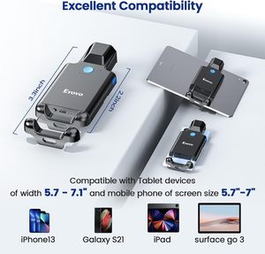 Eyoyo Mobile Phone 2D Back Clip 3000mAh Bluetooth Wireless <strong>QR</strong> <strong>Code</strong> Reader Barcode Scanner Support iPad Tablet iPhone <strong>Android</strong> - Product Image 2