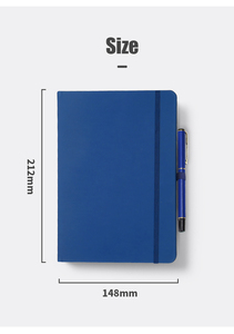 A5 Magenta Color PU Leather <strong>Writing</strong> <strong>Notebook</strong> School <strong>Exercise</strong> Books Custom Logo Design Printed China Factory Manufacture - Product Image 6