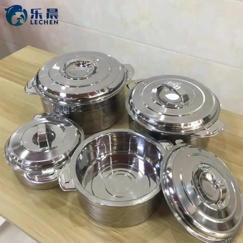 Stainless Steel Lunch Box Container Double Heat Preservation Pot Food Warmer Container 4pcs5pcs