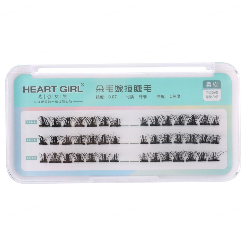 3 row eyelash