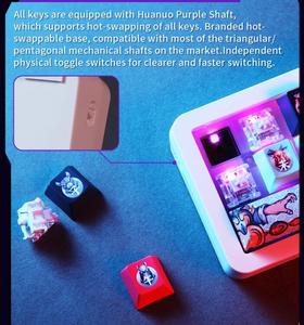 Darmoshark SK16 RGB <strong>Numeric</strong> <strong>Keypad</strong> <strong>Bluetooth</strong> Wireless Tri-Mode Mechanical <strong>Keyboard</strong> Wired BT 2.4G 16 Keys Hot Swap Huano Switch