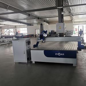 ZICAR 5 Axis <strong>Cnc</strong> Machine Wood Carving Furniture Wood <strong>Cnc</strong> Machine Price in India with <strong>Auto</strong> <strong>Loading</strong> <strong>Unloading</strong> Table - Product Image 4