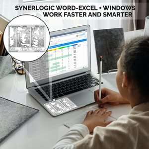 Microsoft Word and Excel для клавиатуры Windows быстрая ссылка на наклейку - Product Image 4