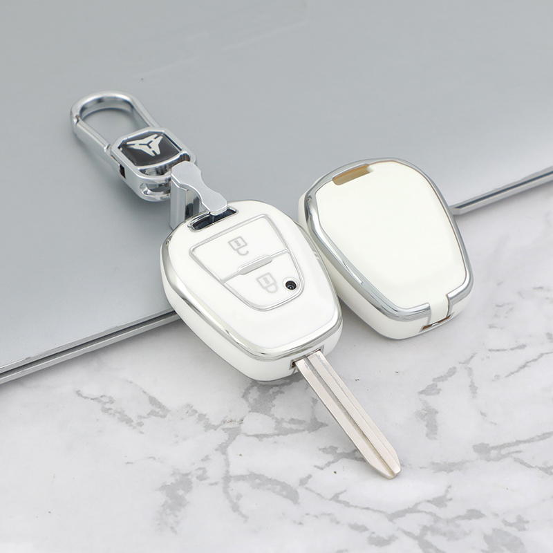 A White + Key Ring