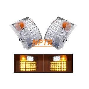 Yeni 1 çift LED 24V yan far Scani P420 G440 P410 P310 kamyon köşe işık aksesuarları parçaları 1385410 1387155
