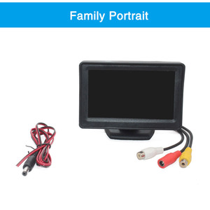 Smartour HD 4.3 Inch CCD Desktop Display Screen High-Definition Screen <strong>Monitor</strong> Suitable for Car Reversing Assistance Camera - Product Image 6