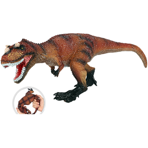 yixingsheng Jurassic simulation large soft rubber <strong>ceratosaurus</strong> dinosaur child animal model static display hand - Product Image 1