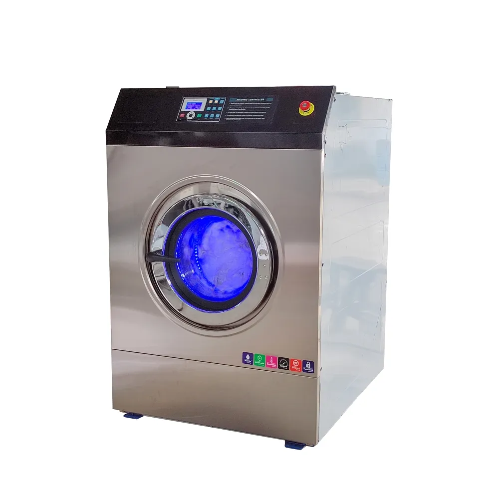 2024 nuovo Design completamente in acciaio inox 15KG lavatrice 20kg attrezzature per lavanderia industriale