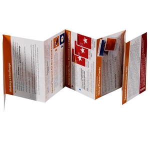 定制图书目录手册多折叠传单卡片标签标签迷你小册子印刷 - Product Image 1