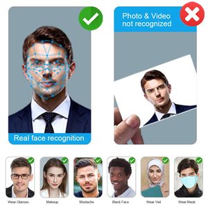 Zeiter fassung des Gesichts scanners Biometrisches System TCP/IP Web Cloud Access Control Management Machine
