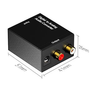 <strong>Digital</strong> to Analog <strong>Audio</strong> Converter - DAC Supports <strong>Digital</strong> SPDIF Optical <strong>Input</strong> to Analog L/R <strong>RCA</strong> <strong>Output</strong> Converter - Product Image 2