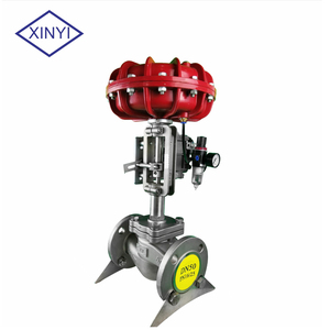 DN50 PN16นิวเมติก Actuator การถ่ายเทความร้อนน้ำมันควบคุมสัดส่วนการไหล3-Way วาล์ว - Product Image 5