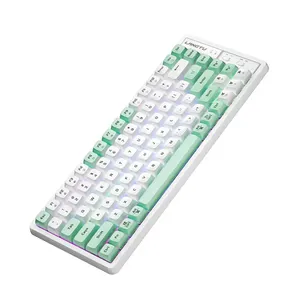 Teclado Inalámbrico Aluminio Personalizado Programable Teclado Mecánico Usb Premium Led Teclado Inalámbrico - Product Image 1