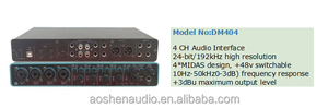 Wholesale 3 Gen <strong>4</strong> in <strong>4</strong> Out Usb Pc Computer Sound Cards <strong>Audio</strong> <strong>Interface</strong> 24 Bit192 kHz Resolution for Professional Recording - Product Image 3
