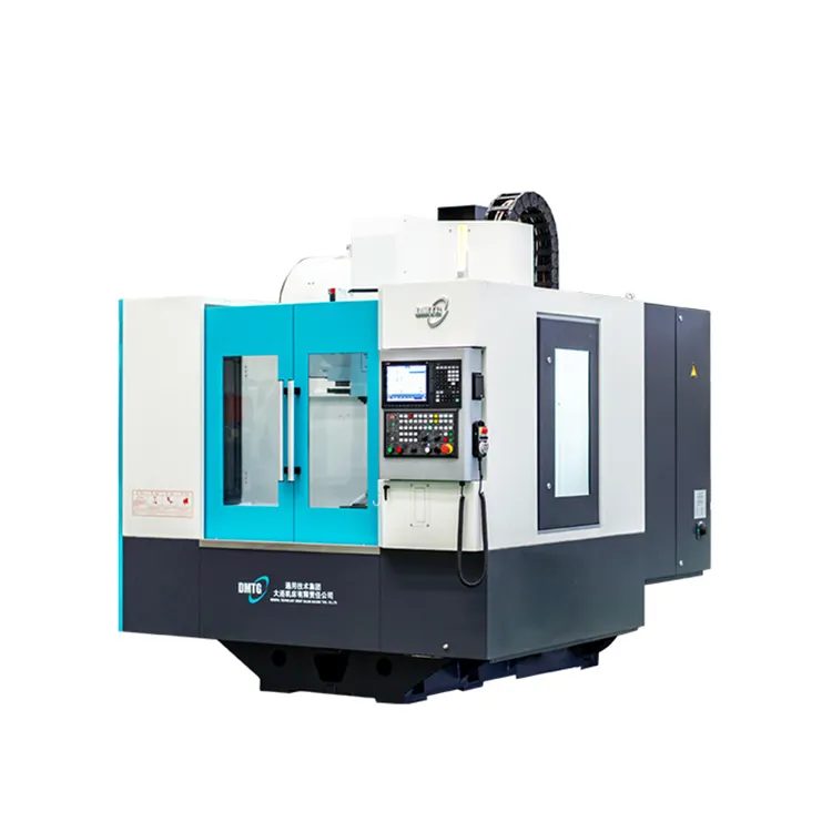 Máquina de torno de torneado de metal de precisión DMTG VMC850 Programación de torno CNC de 3 ejes con grandes funciones Torno de mecanizado