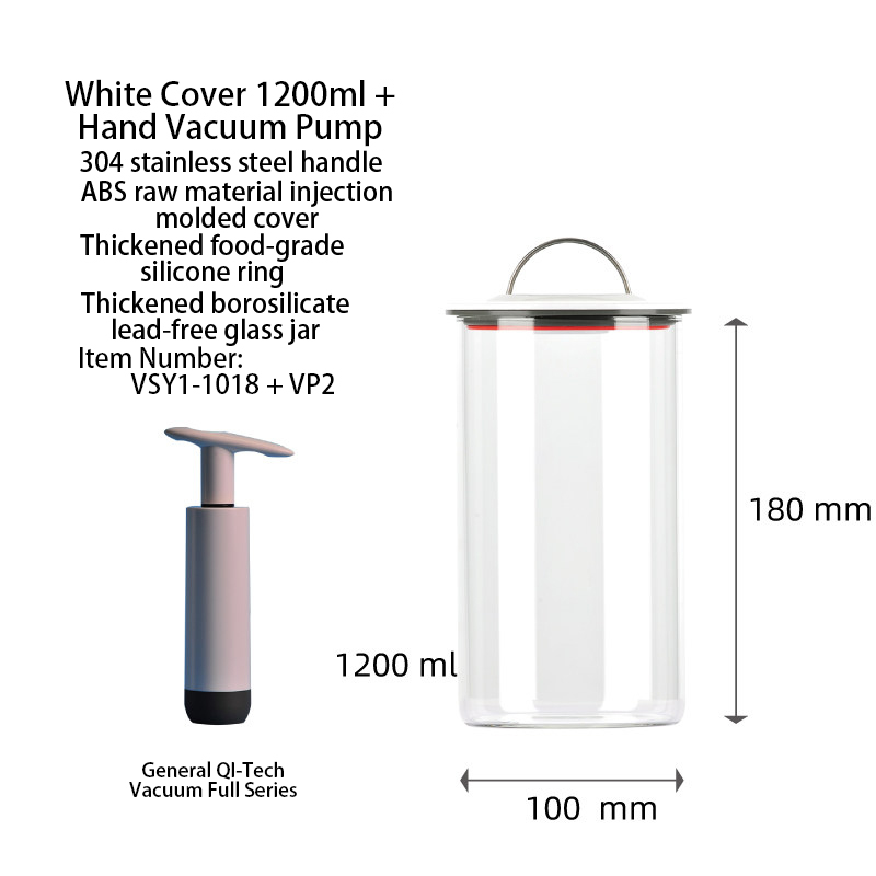 1200ml+hand pump White