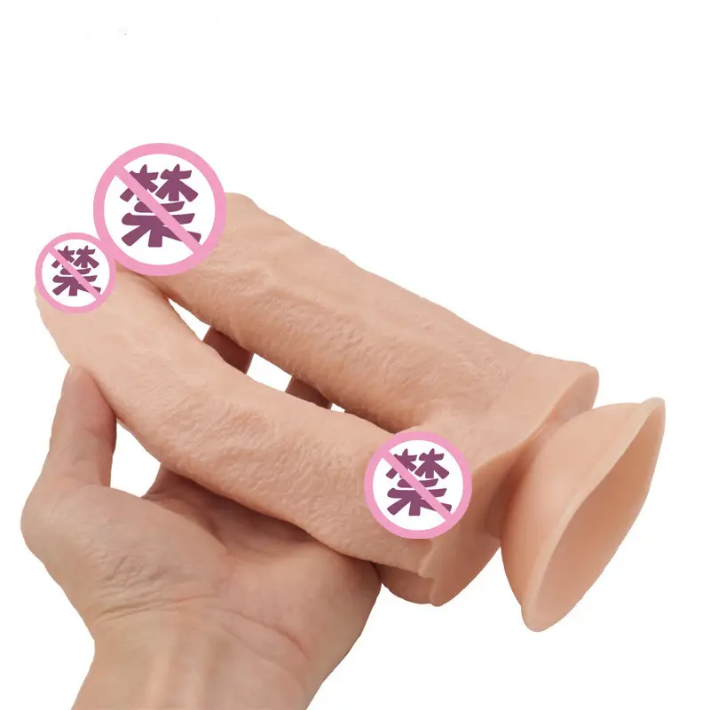 Double head dildos penis sex toys vibrando dildos for women soft silicone rubber penis with strong suction cup