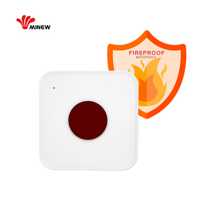 Alarma de incendio montada en la pared inalámbrico de largo alcance Lorawan botón de pánico para prensa de emergencia botón de llamada de pánico inalámbrico sistema de llamada - Product Image 1