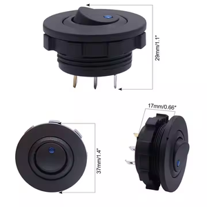 ใหม่สวิตช์โยก3ขา12 V สวิตช์สีแดงไฟ LED 12โวลต์ DC สวิตช์โยกสำหรับรถจี๊ปอุปกรณ์เสริมสวิตช์โยกสำหรับรถจี๊ป - Product Image 3