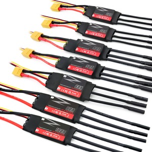 20A - 100A بمحرك بدون فرش ESC وحدة تحكم بطاقة برمجة lcd ملحقات fpv لطائرات طراز الطائرات بدون طيار - Product Image 1