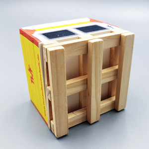 Paleta de madera pequeña con logotipo personalizado, Cubo de notas adhesivas, bloques de Bloc de notas promocionales para uso en la oficina con notas adhesivas personalizadas - Product Image 4