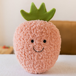 Strawberry Apple Pineapple Watermelon Durian Peach <strong>Banana</strong> Carrot Pillow Fruit Ice Cream Style Office Decoration Plush <strong>Toy</strong> - Product Image 2