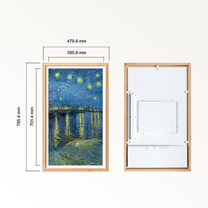 Hängen proprietären handwerk öl malerei anti-glare matte screen <span class=keywords><strong>Android</strong></span> smart art digitale bild foto rahmen