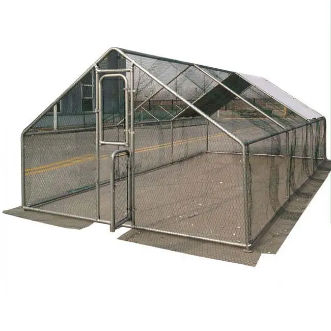 Großer Metall Chicken Run 3m x 6m Walk in Coop für Hen Poultry Rabbit Dog