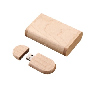 批发厂家直销供应可定制Logo图案USB 3.0闪存驱动器木制旋转接口展览礼品 - Product Image 5