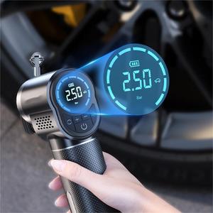 2 años de Inflador de neumáticos inalámbrico para bicicleta de coche 150 PSI 4000 mAh batería pantalla Digital múltiples modos neumático compresor de aire LED - Product Image 4