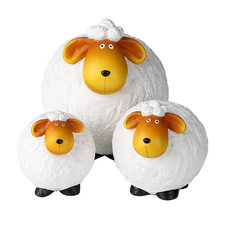 Hucha de oveja con dibujos animados para niños y adultos, hucha creativa con personalidad, papel duro, decoración del hogar, regalo