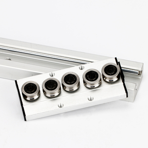 47mm de ancho construido en doble eje rastreador rodillo guía lineal de aluminio SGR20N SGB20N 3 4 5 ruedas bloque - Product Image 1