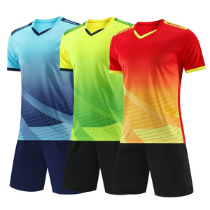 Wholesale Children's Football Jerseys Short Sleeved Breathable Jerseys Can <strong>Be</strong> Printed in Cheap Styles for <strong>Matches</strong> - Product Image 2