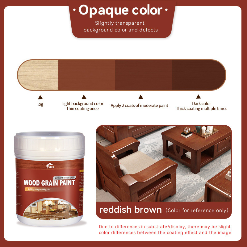Cubiertas marrón rojizo, color sólido - 04l500g 5/pincel