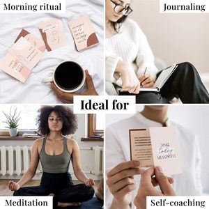 52 Inspirational Motivational Positive Affirmation Cards with Empowering Actions Positive Mindfulnes Affirmation Cards for Woman