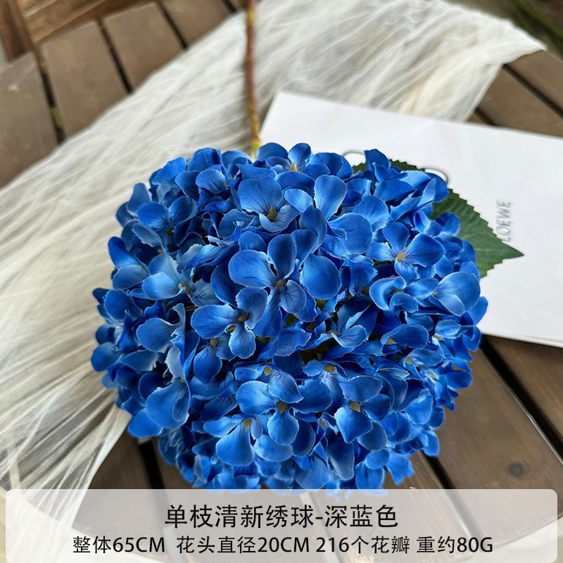 Hortensia fresca - Azul profundo