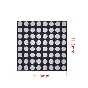 8x8 8 8*8 Mini Dot Matrix Display LED rosso anodo comune tubo digitale 16-pin 20mm x 20mm 1.9mm Kit elettronico fai da te - Product Image 4