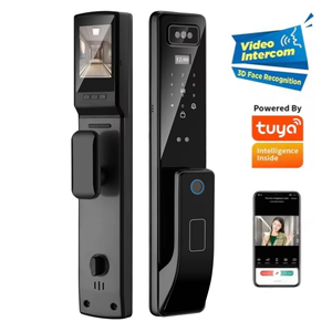 Sicurezza 3D riconoscimento del volto blocco delle impronte digitali Top fotocamera Wifi Nfc Card chiave Rfid Smart serratura porta - Product Image 1