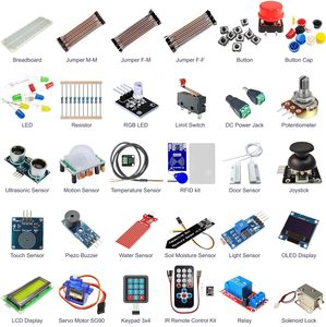 Nuevo sensor personalizado de 30 tipos 69 unidades para Arduino ESP32 ESP8266 Raspberry Pi Kit de Inicio variedad Kit de sensor común