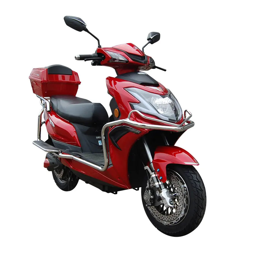 Pemasok Gaya Baru Sepeda Motor Listrik Ringan Kualitas Tinggi 1000W Skuter Moped Listrik dengan Pedal